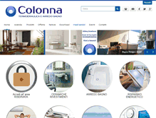 Tablet Screenshot of colonnasaverio.com